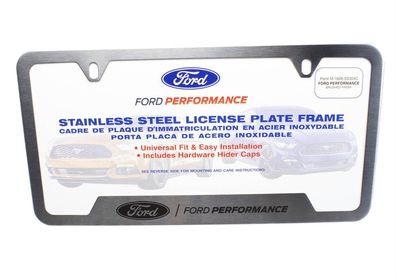 Ford Racing Stainless Steel Ford Performance License Plate Frame