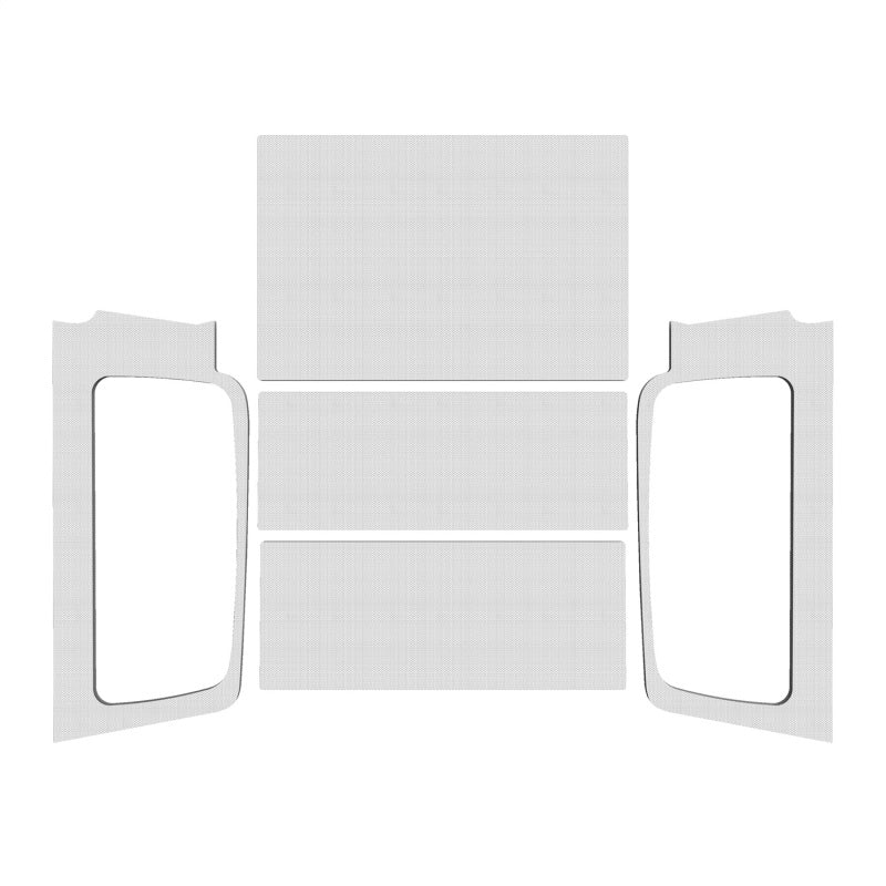 DEI 04-06 Jeep Wrangler LJ Unliminted Headliner Complete Kit - White