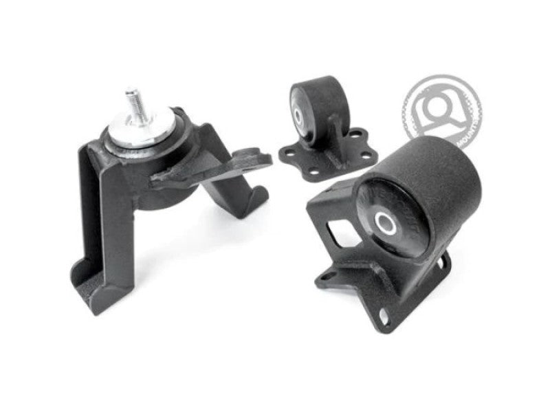 Innovative 00-05 Toyota MR2 Spyder 1ZZ Black Steel Mounts 95A Bushings (No Front Mount)