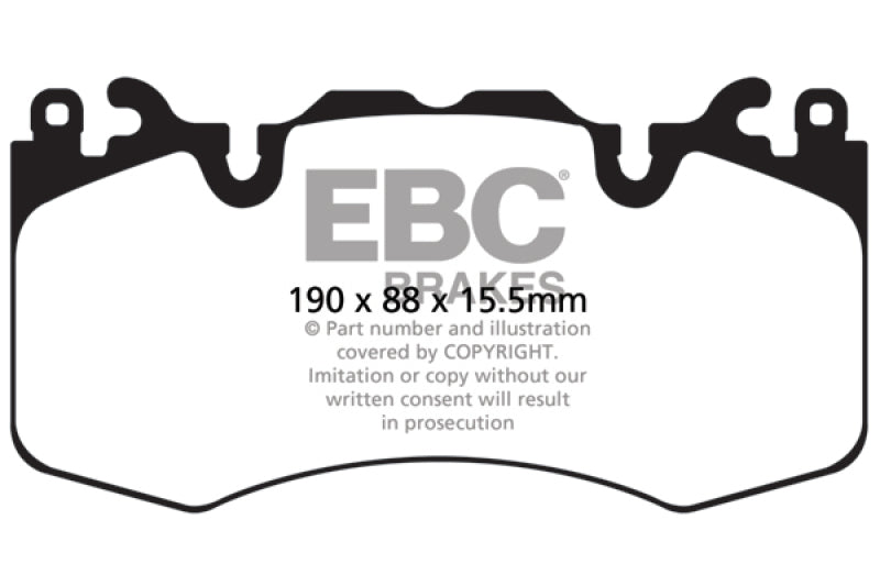 EBC 13+ Land Rover Range Rover 3.0 Supercharged Extra Duty Front Brake Pads