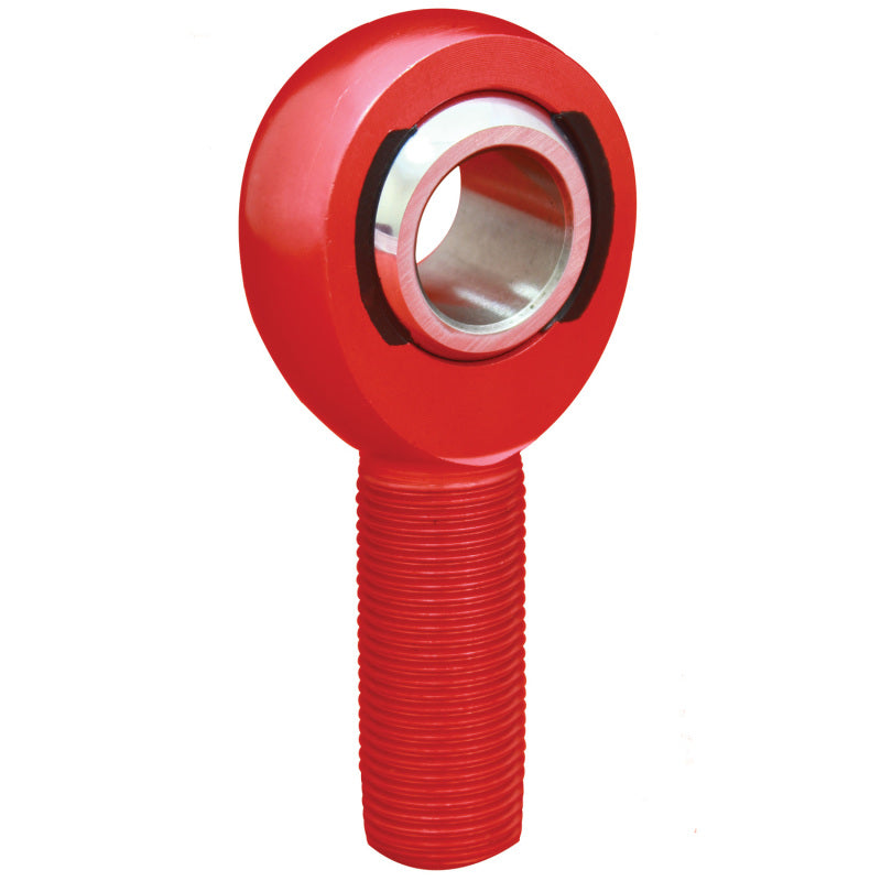 QA1 A Series Endura Rod End - Male/Right Hand - .5in Bore x 5/8-18 - Red Aluminum