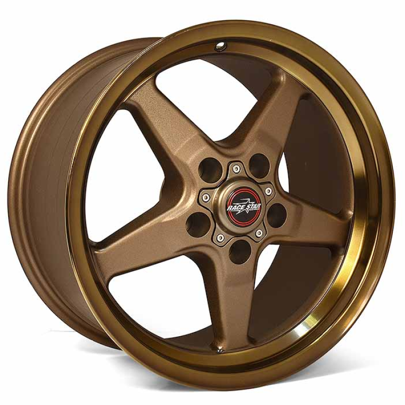 Race Star 92 Drag Star 20x6 5x4.50bc 3.40bs Bracket Racer Bronze Wheel