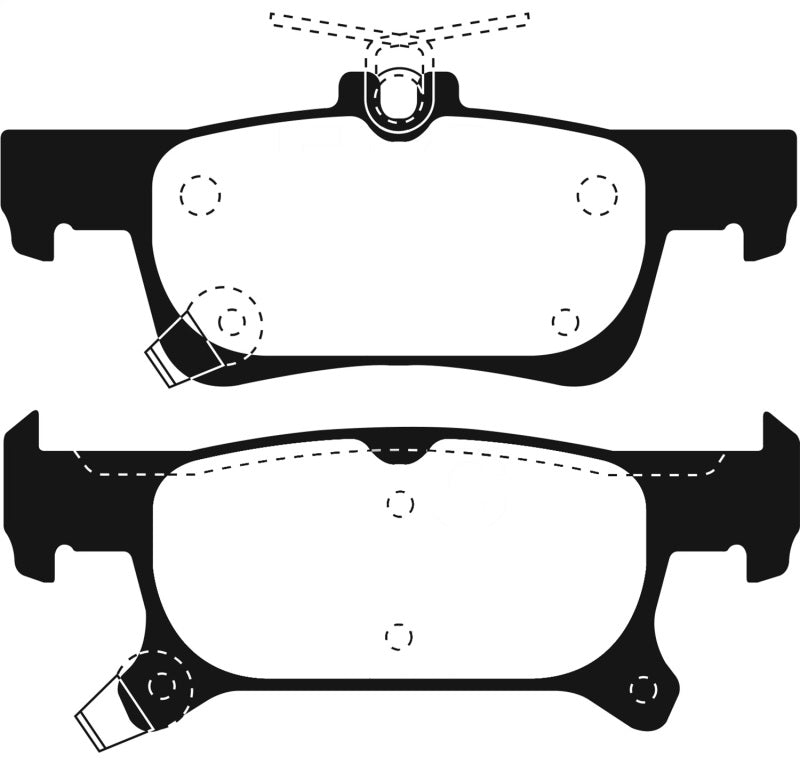 EBC 2016+ Buick Envision 2.0L Turbo Yellowstuff Rear Brake Pads