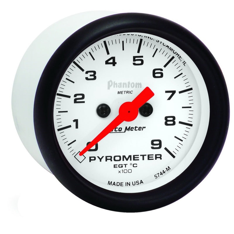 Autometer Phantom FSE 52mm 0-900 Deg C Electronic Gauge Kit