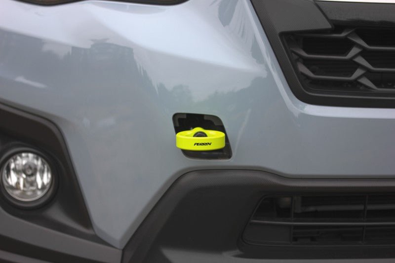 PERRIN 2022 Subaru WRX / 18-21 Crosstrek / 14-21 Forester Abschlepphaken-Kit (vorne) – Neongelb