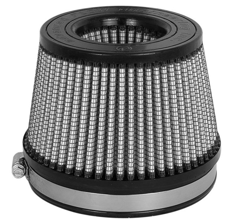 aFe MagnumFLOW Dry S Air Filter 5in. F x 5-3/4in. B x 4-1/2in. T (INV) x 3-1/2in. H