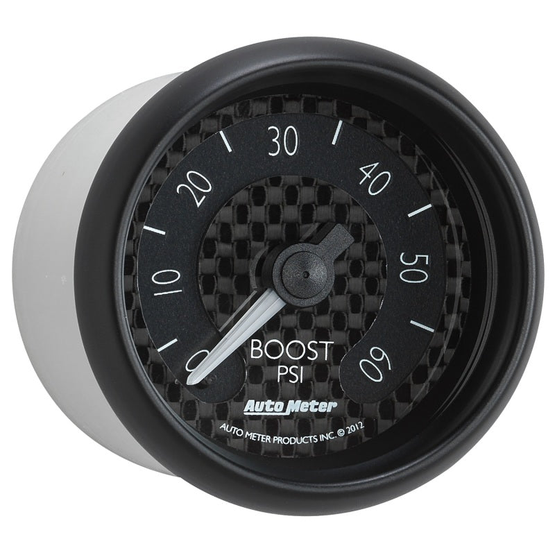 Autometer GT Series 52mm Mechanical 0-60 psi Boost Gauge