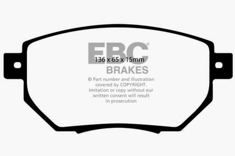 EBC 03-05 Infiniti FX35 3.5 Yellowstuff Front Brake Pads