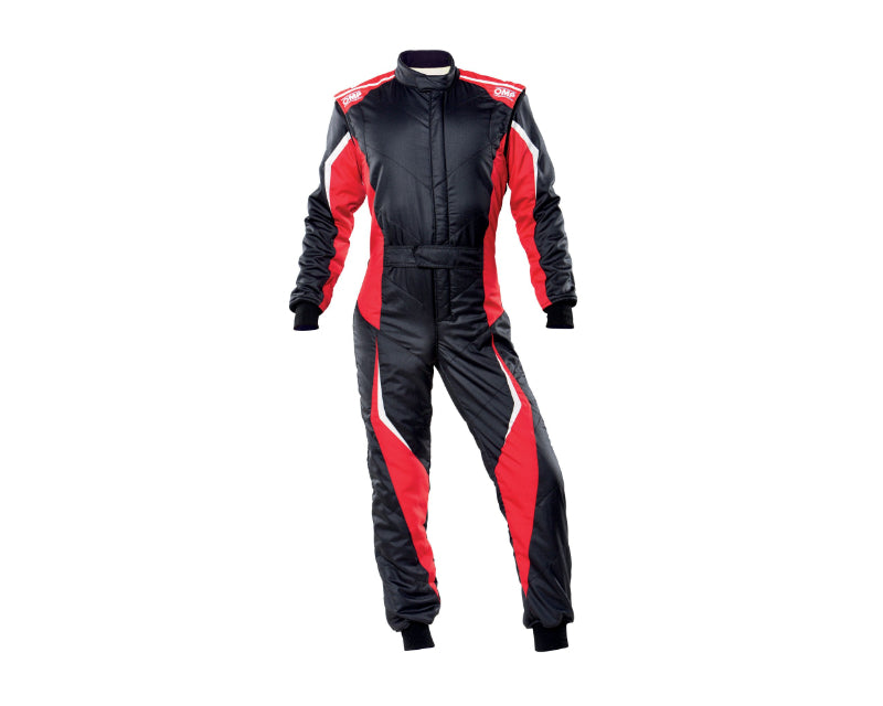 OMP Tecnica Evo Overall My21 Black/Red - Size 44 (Fia 8856-2018)