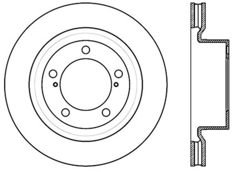 Stoptech Performance Brake Rotor 13-15 Toyota Sequoia/Tundra