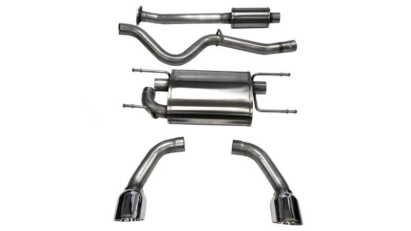 Corsa 2012-2020 Scion FRS / Subaru BRZ Polished Sport Cat-Back Exhaust