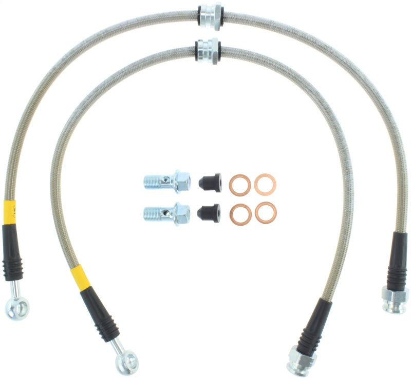 
                      
                        StopTech 06-12 Mitsubishi Eclipse Stainless Steel Front Brake Lines
                      
                    