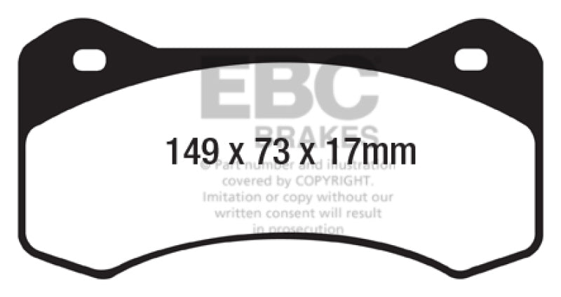 EBC Brakes Yellowstuff Performance Brake Pads