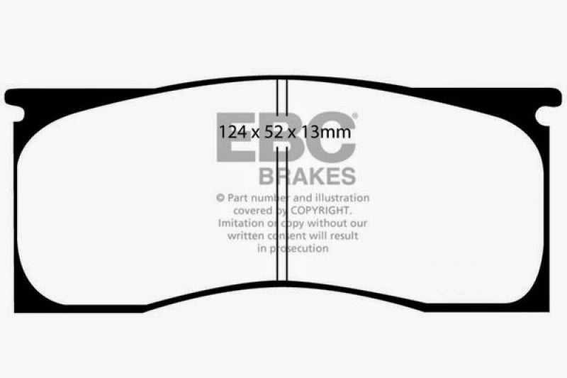 EBC 65-69 Dodge Dart 2.8 Yellowstuff Front Brake Pads