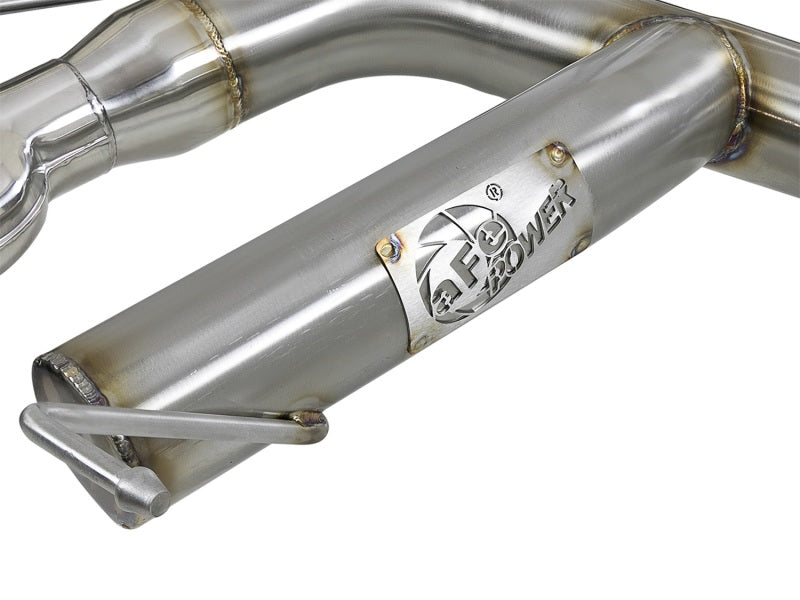 aFe MACHForce XP 08-13 BMW 135i L6-2.0L N54/N55 3in. 304 SS Axle-Back Exhaust w/Polished Tips