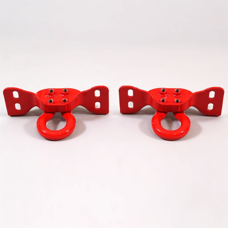 Ford Racing 17-22 Super Duty Abschlepphaken – Rot (Paar)