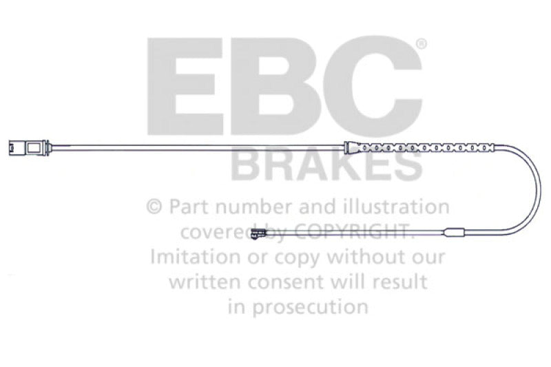 EBC 2010–2014 BMW X5 3,0 l Turbo, Hinterrad-Verschleißkabel