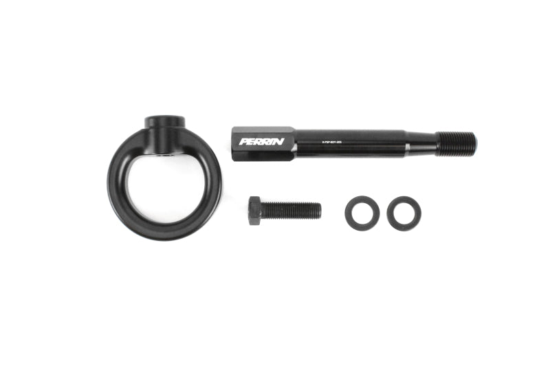 PERRIN 18-21 WRX/STI / 13-20 BRZ / 17-20 Toyota 86 Abschlepphaken-Kit vorne – Mattschwarz