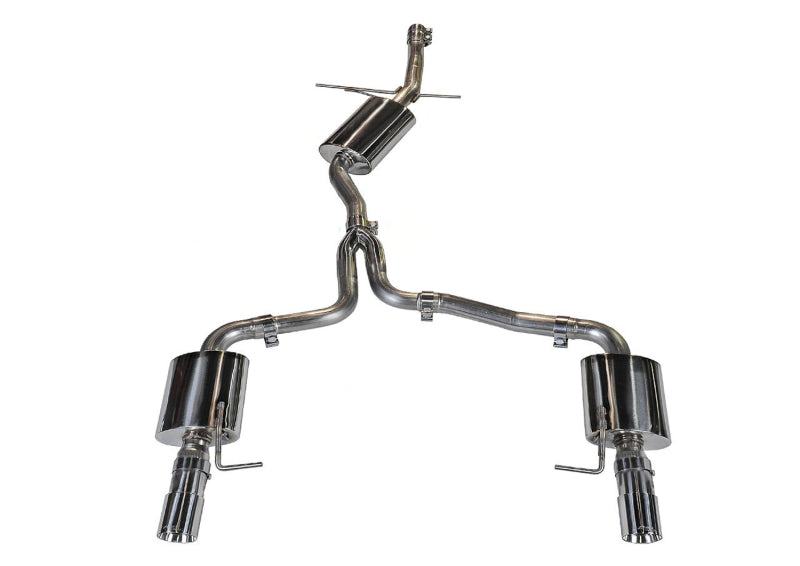 AWE Tuning Audi B8 A4 Touring Edition Exhaust - Dual Outlet Polished Silver Tips