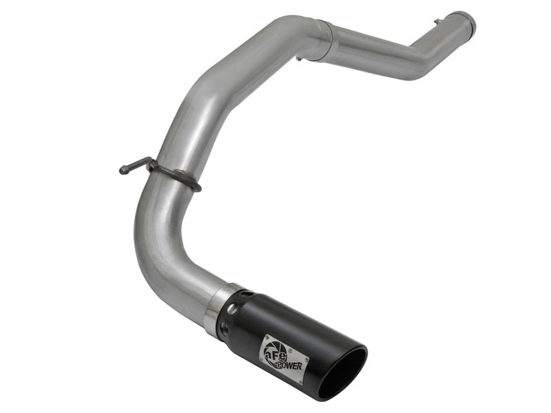 aFe LARGE Bore HD DPF-Back SS Exhaust w/ Black Tip 2016 Nissan Titan XD V8-5.0L (td)