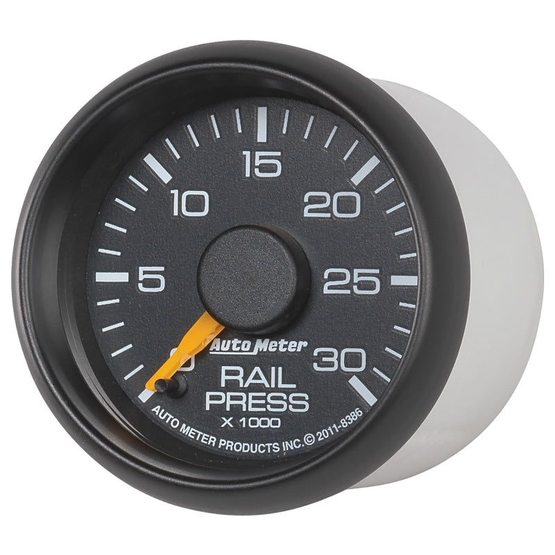 Autometer Factory Match 52.4mm Digital Stepper Motor 0-30,000 PSI Diesel Fuel Rail Pressure Gauge