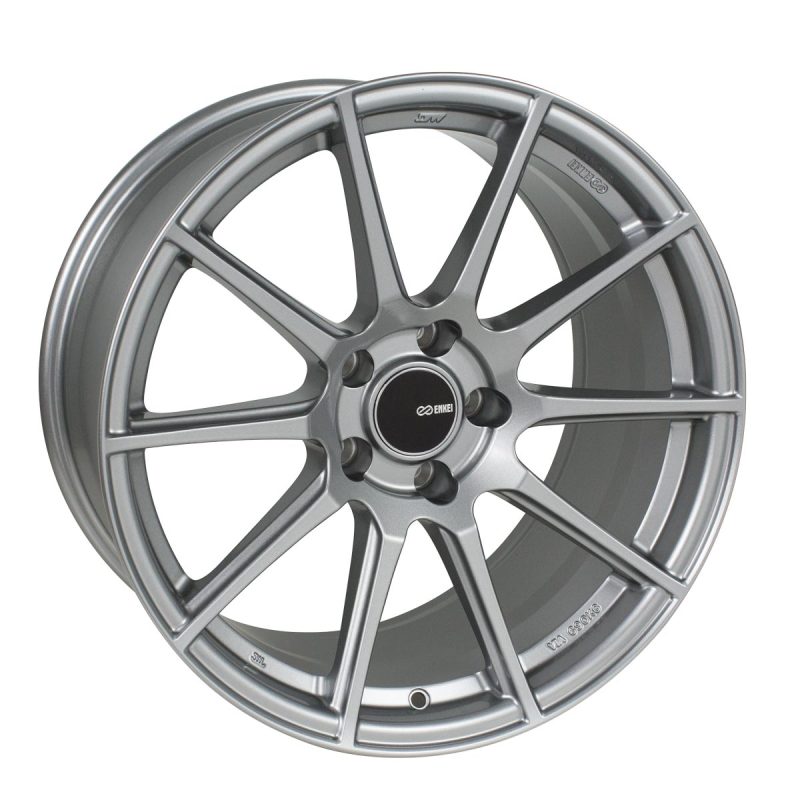 Enkei TS10 18x8 5x114.3 50mm Offset 72.6mm Bore Grey Wheel