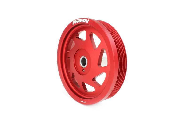PERRIN 19-21 Subaru WRX / 16-18 Forester Leichte Kurbelwellenscheibe (FA/FB-Motoren mit großer Nabe) – Rot