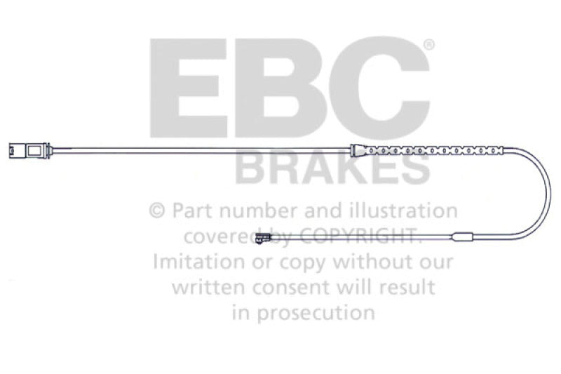 
                      
                        EBC 2010–2014 BMW X5 3,0 l Turbo, Hinterrad-Verschleißkabel
                      
                    