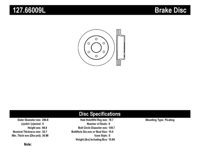 
                      
                        StopTech 92-00 GMC Suburban 1500 4WD (6 lug) Front Left Slotted & Drilled Rotor
                      
                    