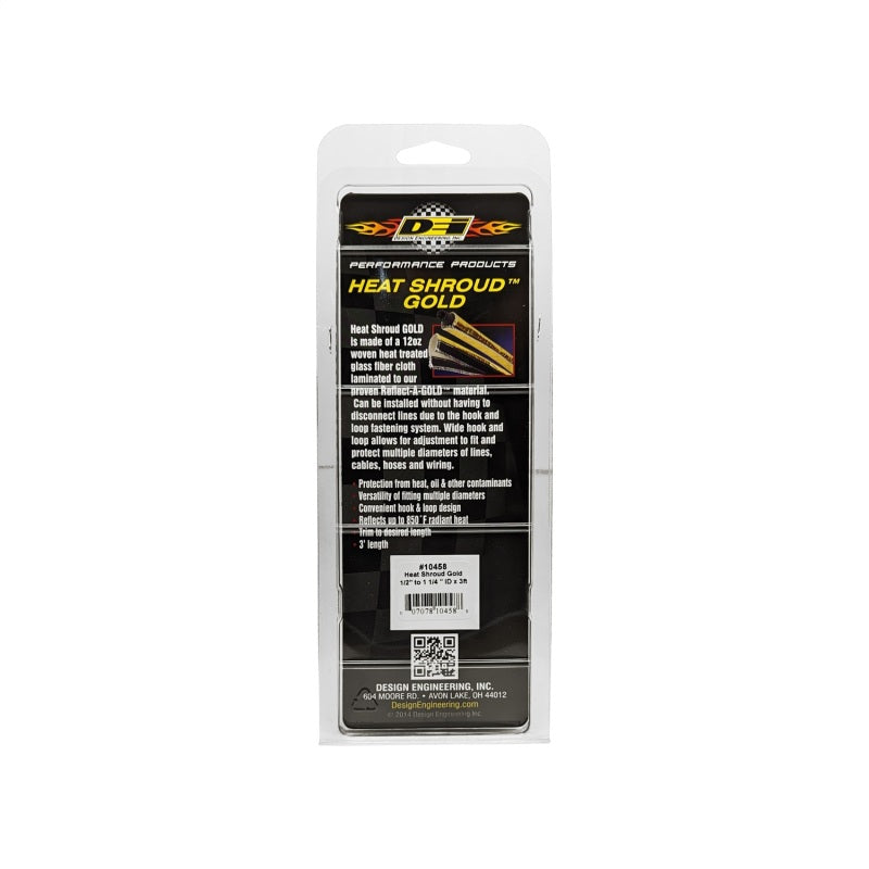 
                      
                        DEI Heat Shroud 1/2in to 1-1/4in I.D. x 3ft - Gold
                      
                    