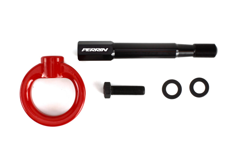 PERRIN 18-21 WRX/STI / 13-20 BRZ / 17-20 Toyota 86 Abschlepphaken-Set vorne, Rot