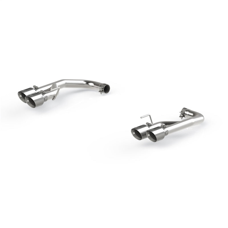 MBRP 18-20 Ford Mustang GT 2.5in T304 Non Active Dual Axle Back Exhaust System - 4in Dual Wall Tips