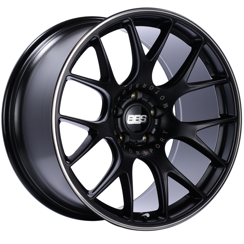 BBS CH-R 20x10.5 5x114.3 ET24 CB66 Satin Black Polished Rim Protector Wheel