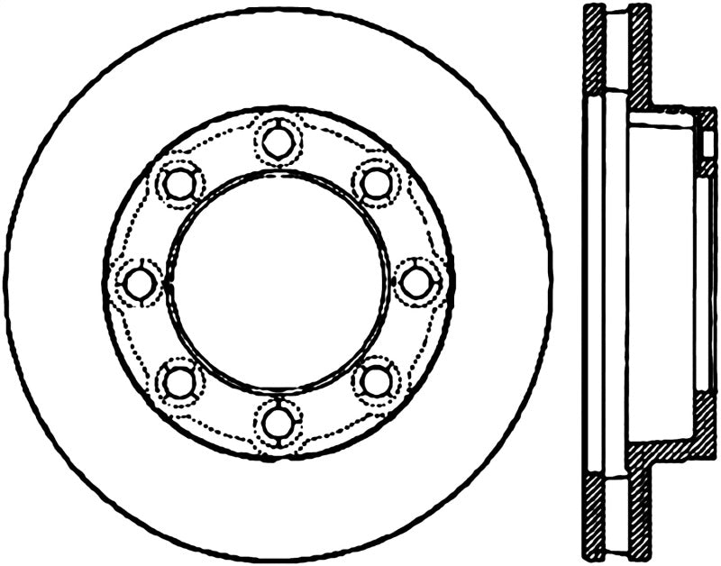 StopTech Slotted & Drilled Sport Brake Rotor