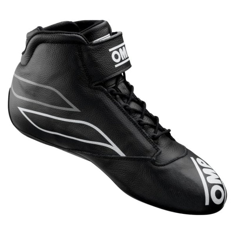 OMP One-S Shoes Black/White/Silver - Size 46 (Fia 8856-2018)