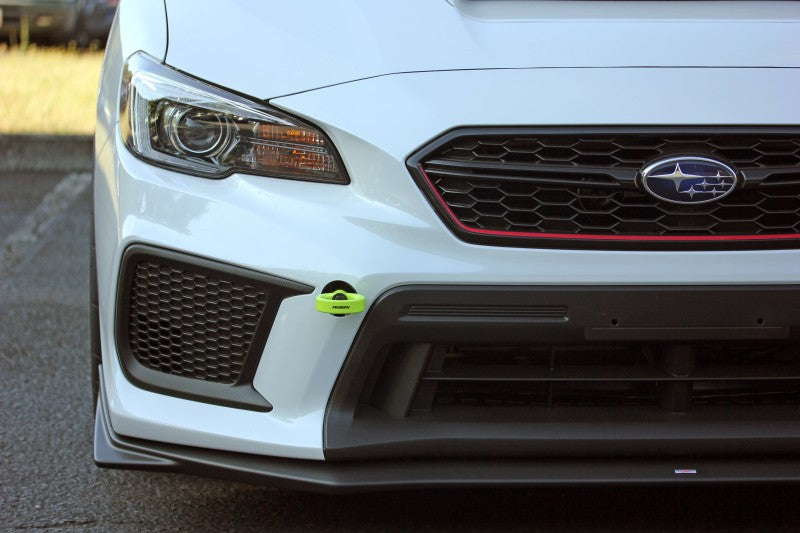 PERRIN 18-21 WRX/STI / 13-20 BRZ / 17-20 Toyota 86 Abschlepphaken-Kit vorne – Neongelb