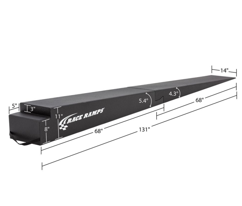 Race Ramps 11in. Two-Piece Trailer Ramps - 5.4 Degree Approach Angle