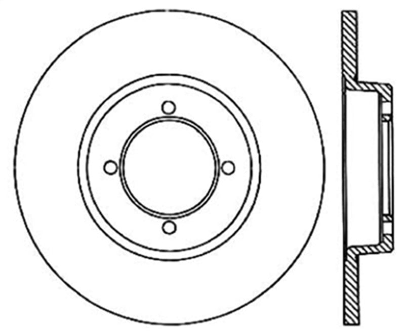 StopTech Slotted & Drilled Sport Brake Rotor