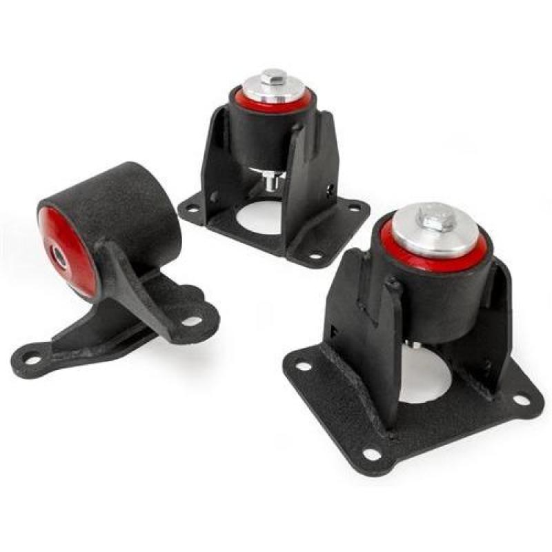 Innovative 98–02 Accord J-Serie schwarze Stahlhalterungen 95A-Buchsen (Auto-Chassis, Auto-Trans)