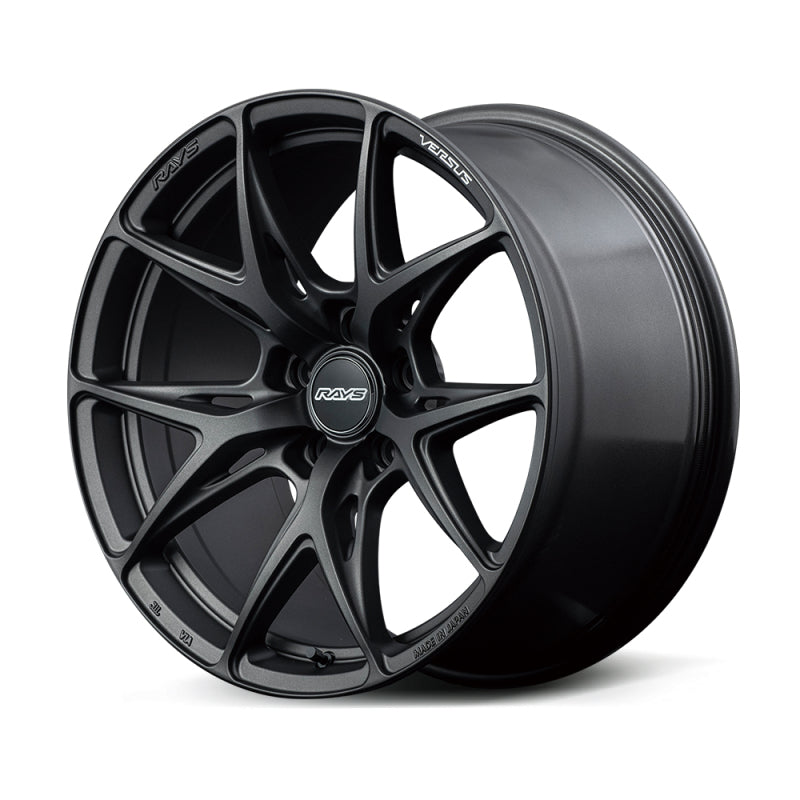 Versus VV21S 19X8.0 +38 5-114.3 Matte Super Dark Gunmetal