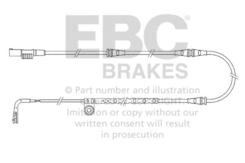 EBC 2005-2006 Land Rover Range Rover Sport 4.4L Front Wear Leads