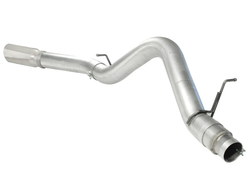 aFe Atlas Exhaust 5in DPF-Back Al Steel 11-13 GM Diesel Trucks V8-6.6L (td) LML (Pol Tip)