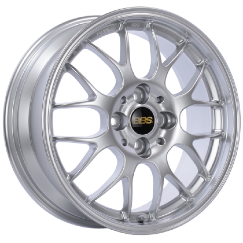 BBS RG-R 17x7 4x100 ET38 Diamond Silver Wheel -70mm PFS/Clip Required