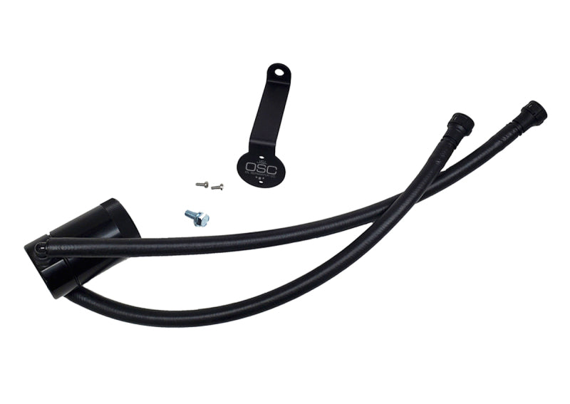 J&L 20-25 Chevy Silverado/GMC Sierra 2500/3500 6.6L Drivers Side Oil Separator 3.0 - Black Anodi