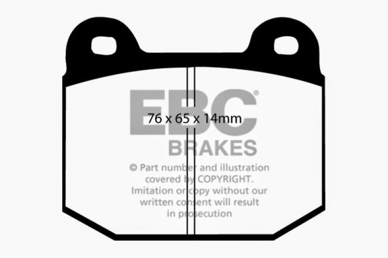 EBC 99-03 Mitsubishi Lancer Evolution 2.0 Turbo Bluestuff Rear Brake Pads