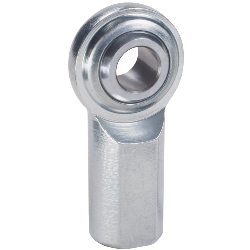 QA1 C Series 2-Pc Rod End - Female/Right Hand - .5in Bore x 1/2-20 - Carbon Steel w/PTFE