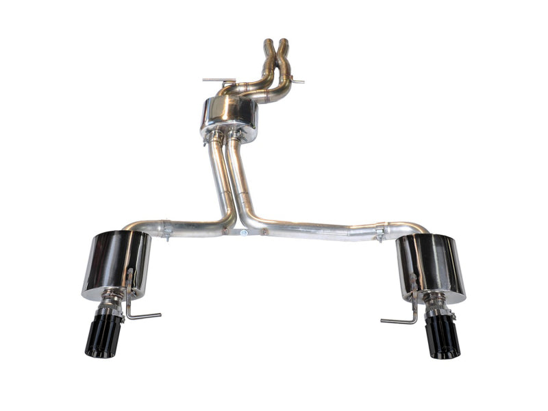 AWE Tuning Audi C7 A7 3.0T Touring Edition Exhaust - Dual Outlet Diamond Black Tips