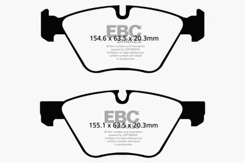 EBC 09+ BMW Z4 3.0 (E89) Yellowstuff Front Brake Pads