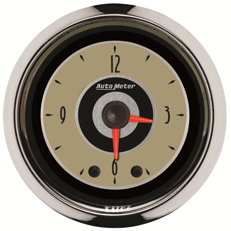 AutoMeter Gauge Clock 2-1/16in. 12HR Analog Cruiser