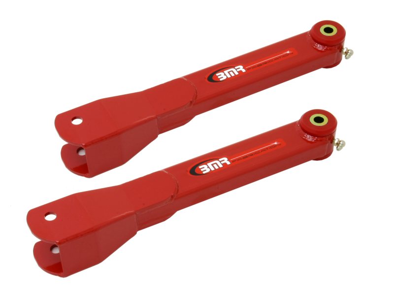 BMR 10-15 5th Gen Camaro Non-Adj. Rear Trailing Arms (Polyurethane) - Red